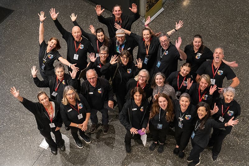 Staff and volunteers